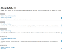 Tablet Screenshot of about-kitchens.blogspot.com