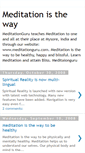 Mobile Screenshot of meditationguru.blogspot.com