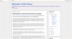 Desktop Screenshot of disturber-of-the-peace.blogspot.com