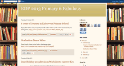 Desktop Screenshot of edp2012primary5fabulous.blogspot.com