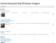 Tablet Screenshot of pidbandartenggara.blogspot.com