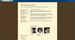 Desktop Screenshot of mfachronicles.blogspot.com