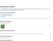 Tablet Screenshot of mysecretprojectlk.blogspot.com