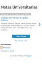 Mobile Screenshot of notasuniversitarias.blogspot.com