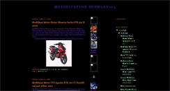 Desktop Screenshot of modification-supraax125.blogspot.com