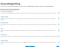 Tablet Screenshot of ottawaweightlifting.blogspot.com