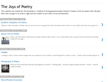 Tablet Screenshot of poetry-lover.blogspot.com