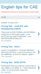 Mobile Screenshot of cae-tips.blogspot.com