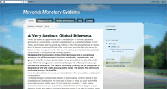 Desktop Screenshot of maverickmonetarysystems.blogspot.com