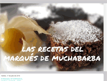 Tablet Screenshot of lasrecetasdelmarquesdemuchabarba.blogspot.com