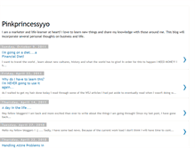 Tablet Screenshot of pinkprincessyyo.blogspot.com