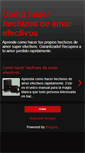 Mobile Screenshot of comohacerhechizosdeamorefectivos.blogspot.com