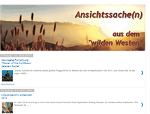 Tablet Screenshot of ansichtssachenwilderwesten.blogspot.com