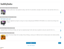 Tablet Screenshot of bubblybubu.blogspot.com