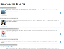 Tablet Screenshot of departamentodelapaz.blogspot.com