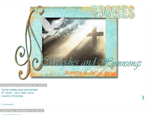 Tablet Screenshot of melodiesandhymnsongs.blogspot.com