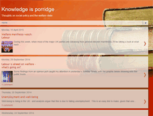 Tablet Screenshot of knowledge-is-porridge.blogspot.com