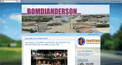 Desktop Screenshot of bomdianderson.blogspot.com