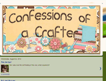 Tablet Screenshot of confessions-of-a-crafter.blogspot.com