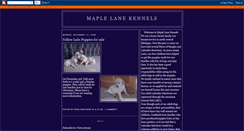 Desktop Screenshot of maplelanekennels.blogspot.com