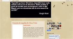 Desktop Screenshot of angelesdecenizas.blogspot.com