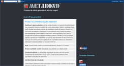 Desktop Screenshot of metabond-technology.blogspot.com