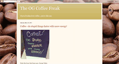 Desktop Screenshot of ogcoffeefreak.blogspot.com