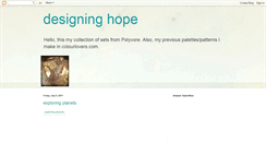 Desktop Screenshot of designinghope70.blogspot.com