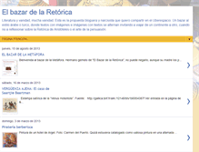 Tablet Screenshot of elbazardelaretorica.blogspot.com
