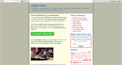 Desktop Screenshot of cuatro-poker.blogspot.com