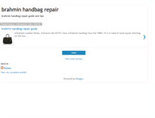 Tablet Screenshot of brahminhandbagrepair.blogspot.com