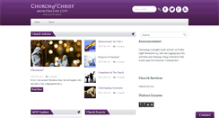 Desktop Screenshot of churchofchristmuntinlupa.blogspot.com