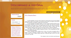 Desktop Screenshot of descobrindoahistoria2011.blogspot.com