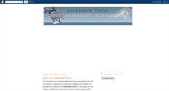 Desktop Screenshot of locksmith-tools.blogspot.com
