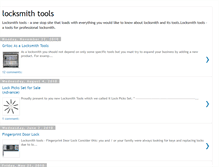 Tablet Screenshot of locksmith-tools.blogspot.com