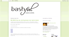 Desktop Screenshot of bashfulevents.blogspot.com