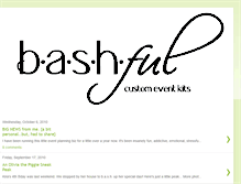 Tablet Screenshot of bashfulevents.blogspot.com