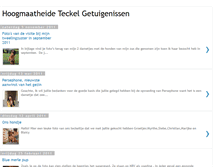 Tablet Screenshot of hoogmaatheideteckelgetuigenissen.blogspot.com