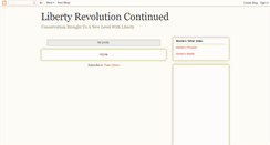 Desktop Screenshot of conservativerevolution.blogspot.com