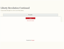Tablet Screenshot of conservativerevolution.blogspot.com