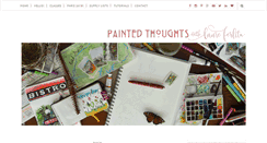 Desktop Screenshot of paintedthoughtsblog.blogspot.com