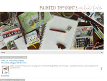 Tablet Screenshot of paintedthoughtsblog.blogspot.com