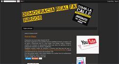 Desktop Screenshot of democraciarealyaburgos.blogspot.com