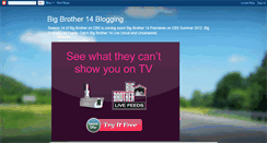 Desktop Screenshot of bigbrother13updates.blogspot.com