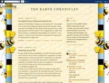 Tablet Screenshot of karenchronicles.blogspot.com