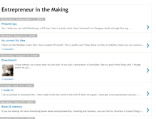 Tablet Screenshot of entrepreneur-inthemaking.blogspot.com