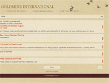 Tablet Screenshot of goldmineguide.blogspot.com