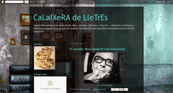 Desktop Screenshot of calaixeradelletres.blogspot.com