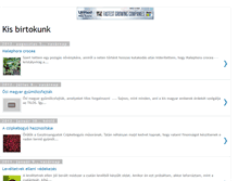 Tablet Screenshot of kisbirtok.blogspot.com