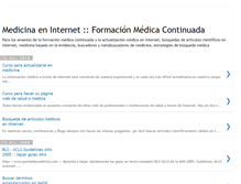 Tablet Screenshot of formacionmedica.blogspot.com